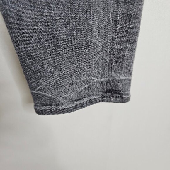 CITIZENS OF HUMANITY Rocket Crop Skinny Jeans GRAY BLACK size 28 Mid Rise Chic - Picture 8 of 10